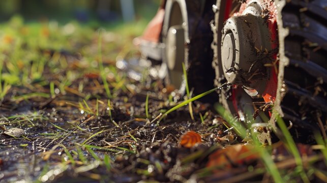 Step-by-step Visual Guide to Cleaning Lawn Mower's Cutting Deck for Maintenance and Efficiency