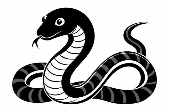 recommend clip art: snake silhouette vector illustration