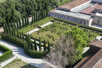 View of a labyrinth in Venice