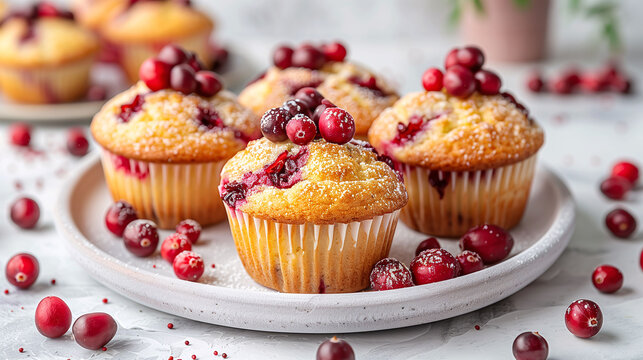 cupcakes with berries