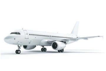 Obraz premium Model airplane isolated on white background with clipping path.