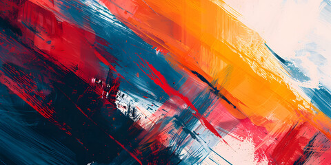 Dynamic abstract background with vivid brush strokes in contrasting colors, providing an energetic and artistic feel, ideal for creative tools or fashion accessories 