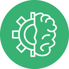 Knowledge Transfer Vector Line White Circles Multicolors