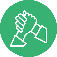 Collaboration Vector Line White Circles Multicolors