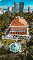 Praça República Theatro Paz Belém Pará Brasil Monumento Histórico Arquitetura Turismo Cultura Teatro Praça Pública Cenário Urbano Passeio Cultural Monumento Nacional Palco Eventos Espetáculos Cultural