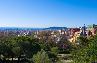 Widok na Barcelonę z Parku Guell 2024 © Krzysiek Cegiełka