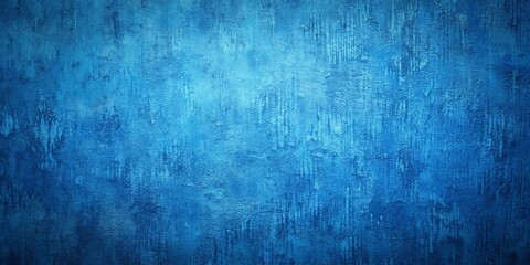 Fototapeta premium Blue Textured Wall Background - Abstract, Rough, Vintage, Grunge, Painted