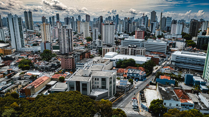 Naklejka premium Praça República Theatro Paz Belém Pará Brasil Monumento Histórico Arquitetura Turismo Cultura Teatro Praça Pública Cenário Urbano Passeio Cultural Monumento Nacional Palco Eventos Espetáculos Cultural