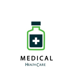 Obraz premium Medical Logo: Healthcare Symbol