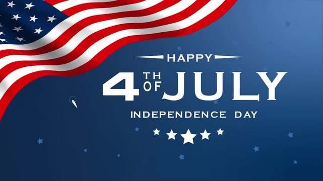4th july independence day background, happy independence day 4th july 4k animation