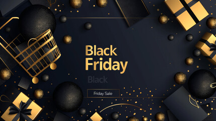 Banner for a "Black Friday Sale" sale promotion