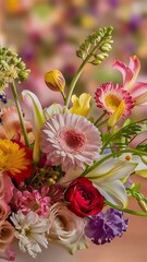 Beautiful bouquet flower for background