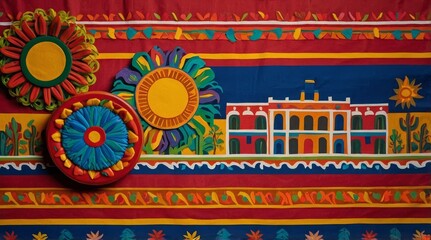 Flat national hispanic heritage month background