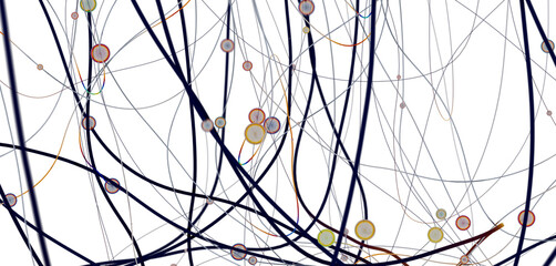 Global network background. Connecting triangles. Globe of the earth. abstract planet in space. 3d rendering