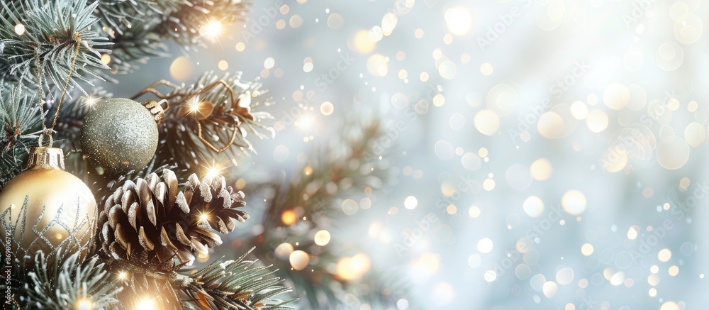 Aufkleber fireworks against an elegant background for christmas and new year celebrations, with a blank space 