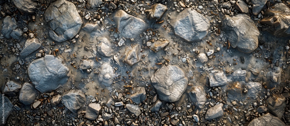 Aufkleber Ground texture as a beautiful backdrop for designers with copy space image.