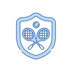 Tennis Club vector icon