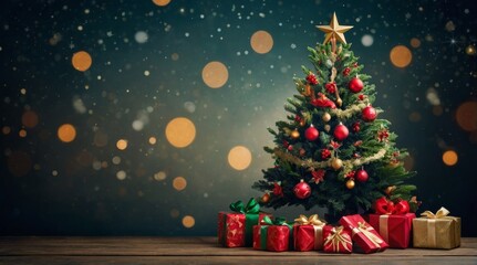 Obraz premium Christmas background design