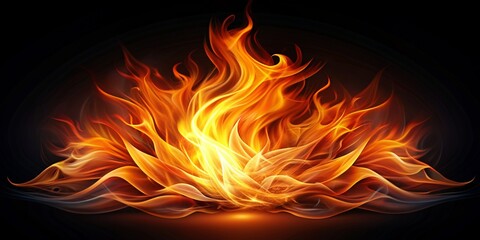 Fototapeta premium Abstract Flame Design
