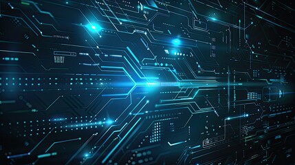 abstract futuristic circuit technology background.vector and illustration