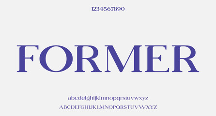 Vector elegant wedding alphabet letter font typography luxury classic serif fonts decorative vintag