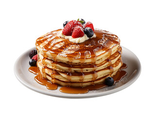 stack of pancakes on a plate