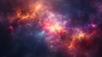 Obraz premium Colorful space galaxy cloud nebula. Starry cosmos. Astronomy, science and the universe. Supernova background wallpaper.
