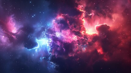 Fototapeta premium Colorful space galaxy cloud nebula. Starry cosmos. Astronomy, science and the universe. Supernova background wallpaper.