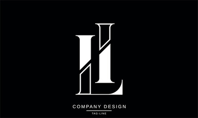 LI, IL Abstract Letters Logo Monogram Design Font Icon Vector Initials