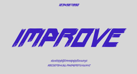 Sport digital modern alphabet fonts abstract typography technology electronic sport music future