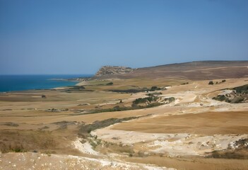 A view of the Roman city of Caesarea in Israel