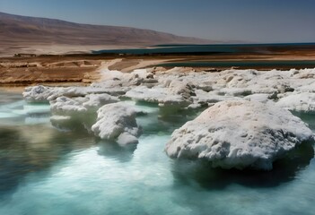 Fototapeta premium A view of the Dead Sea in Israel