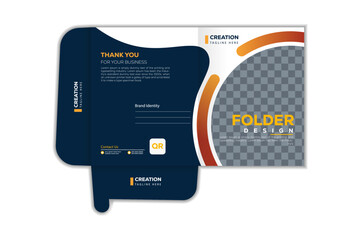 abstract layout and concept, creative folder template, modern cover design, Presentation folder template design, Folder design, cover for catalog, brochures