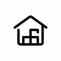 warehouse storage garage sign icon