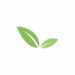 leaf green nature environment icon