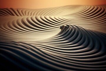 Obraz premium Harmonious Wave Patterns
