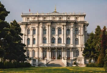 Obraz premium A view of the Dolmadahce Palace in Istanbul