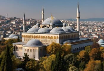 Naklejka premium A view of the Topkapi Palace in Istanbul