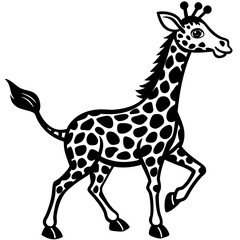 Obraz premium giraffe vector illustration