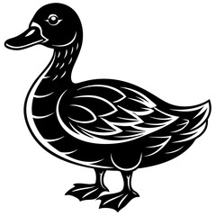  Duck Silhouette Vector Images - High-Quality Stock Graphics