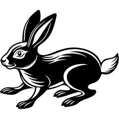 Rabbit Silhouette Vector Collection: High-Quality Designs for All Your Creative Needs