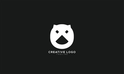 BEAR Abstract initial monogram letter alphabet logo design