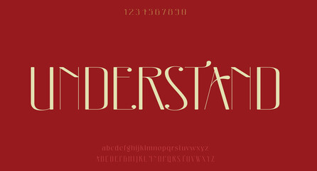 Vector luxury wedding alphabet letters font typography elegant classic serif fonts decorative vintag
