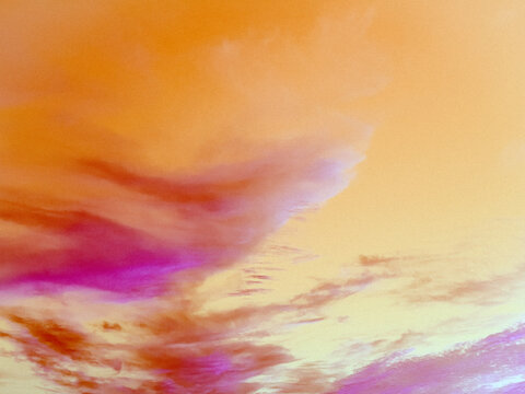 abstract watercolor background with clouds