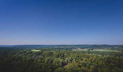 View of Wisconsin Driftless Region from Wildcat Mountain State Park