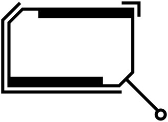 Fototapeta premium Сallouts titles .Futuristic hud display.Digital callouts .Callouts titles banner . Callouts titles banner. Futuristic callouts template, digital line text frame boxes and callout label 