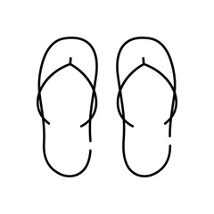 Flip Flops vector icon