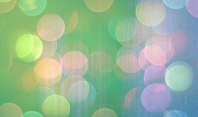 Green bokeh background for Banner, Poster, celebration, event and various design works