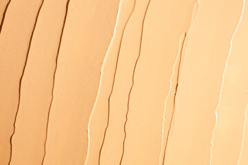 Makeup liquid foundation dark color smudge blur cream background