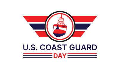 U.S coast guard day design templet